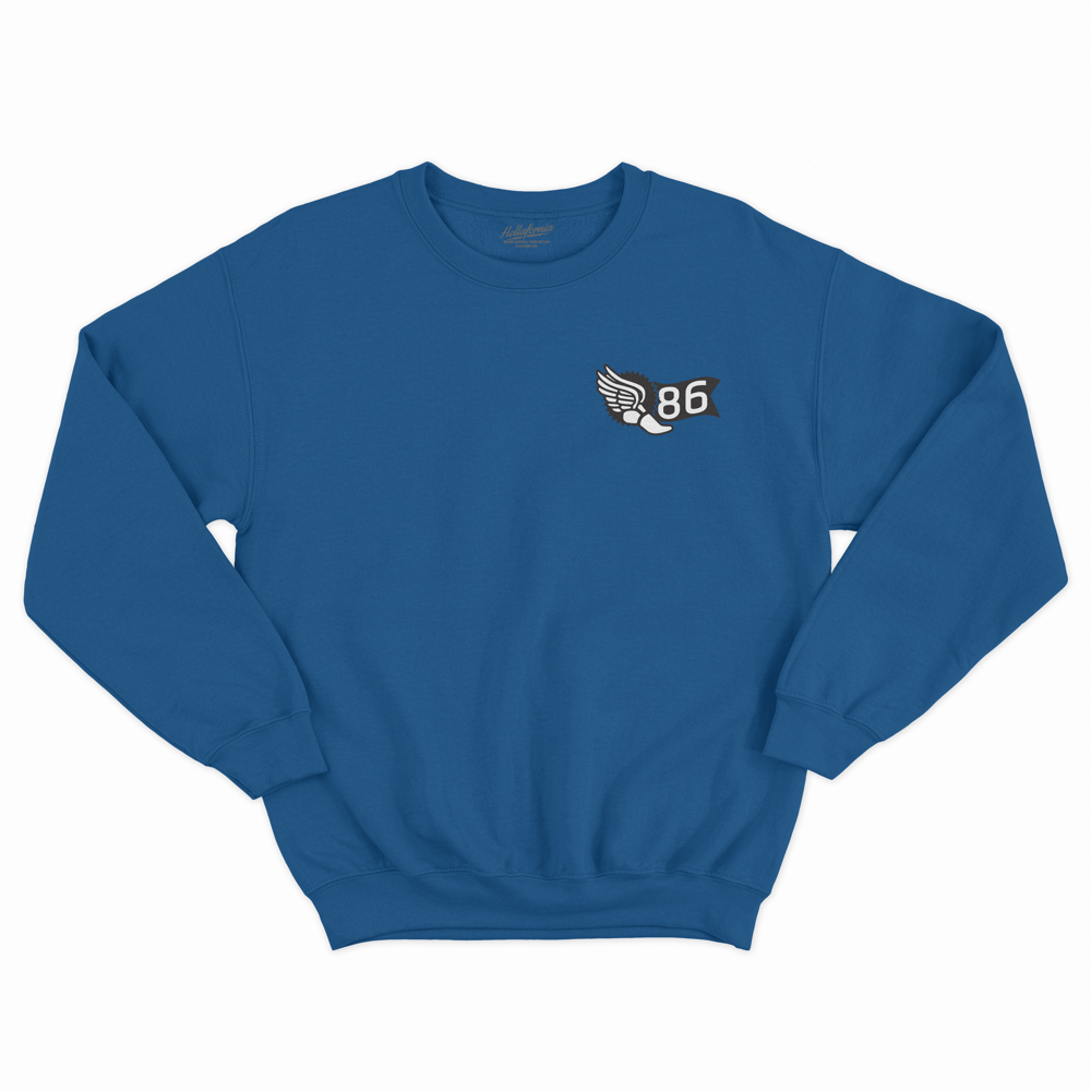 TAKE FLIGHT INC. CREWNECK - BLUE