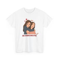 Image 3 of Be Mine Bestie Tee — Cute Best Friend Valentine Shirt