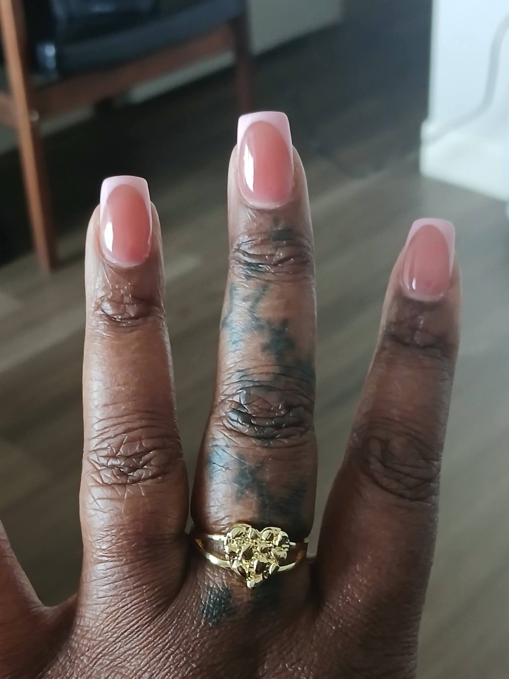 Image of Nugget heart ring 