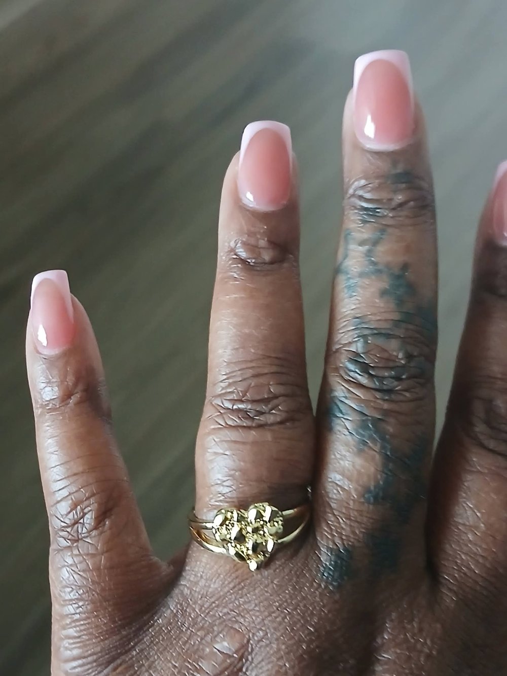 Image of Nugget heart ring 