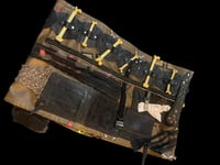 Image 5 of Military distressed bone brat apocalypse mini skirt
