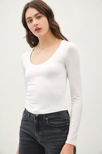 Image 11 of New - Soft Core Basic Long Sleeve Top
