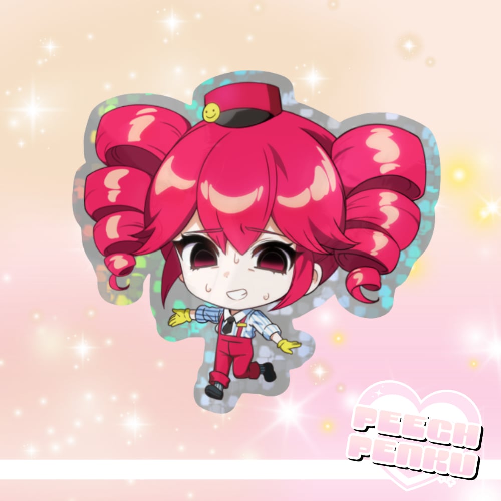 Image of 🌀 Mesmerizer Teto CORRUPT • Glitter Sticker 🌀