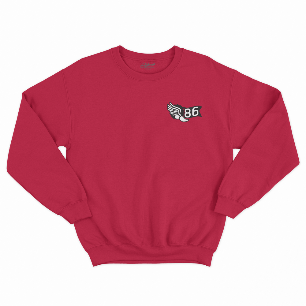 TAKE FLIGHT INC. CREWNECK - RED