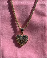 Image 1 of Heart Nugget necklace 