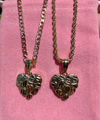 Image 2 of Heart Nugget necklace 