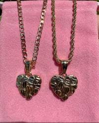 Image 4 of Heart Nugget necklace 