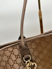 Image 6 of Gucci GG Lurex Heart Bit Tote Bag