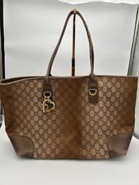 Image 1 of Gucci GG Lurex Heart Bit Tote Bag