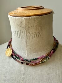 Image 5 of Colliers Delphes tourmalines multicolores 
