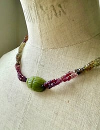 Image 5 of Collier Scarabée et spinelles 