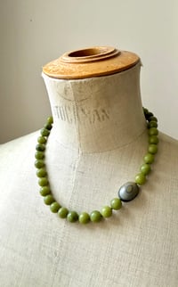 Image 3 of Collier jaspe vert 