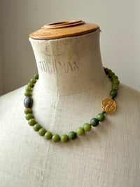Image 5 of Collier jaspe vert 