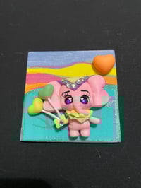 Image 4 of Mixed Media Hand painted Magnets Elephant Unicorn 