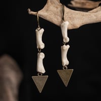 Triangle Bone Earrings