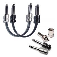 Image 2 of SquarePlug Straight 1/4" TS Mono Cable Plug