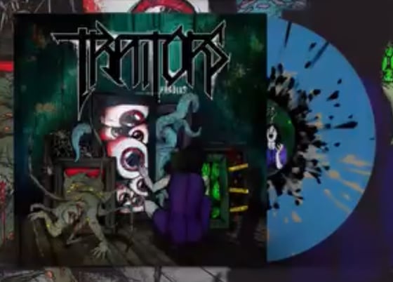 Image of Phobias Vinyl - Blue Splatter
