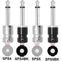 Image 1 of SquarePlug Straight 1/4" TS Mono Cable Plug