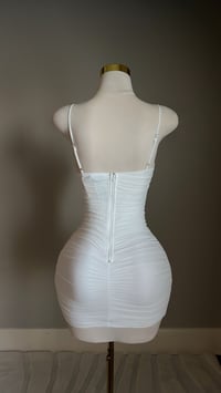Image 5 of Lucia bow mini dress