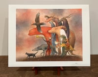 Image 2 of Planted Against The Conflict Of A Dying Sun