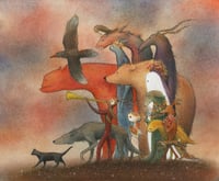 Image 1 of Planted Against The Conflict Of A Dying Sun