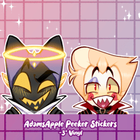 AdamsApple Peeker Stickers