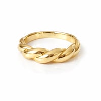 Image 1 of Gold Braided  Ring