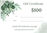 Gift Certificates - choose your value :)