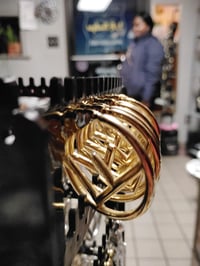 Gold FF Earrings 