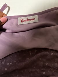 Image 5 of Y2K Lilac cowl neck sequin cami, size 12 