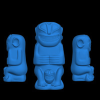 Image 2 of Cannibal Trio STL Files for 3D Printing