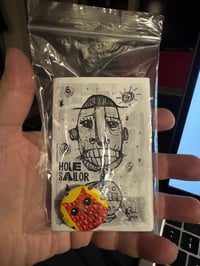 Image 1 of Tiny Free Verse Owls / 3-Piece Micro Art Set & Zine Series, Vol. 2 / #5 of 65