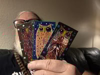 Image 2 of Tiny Free Verse Owls / 3-Piece Micro Art Set & Zine Series, Vol. 2 / #5 of 65