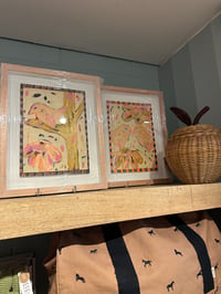 Image 7 of Framed soft birds and flowers 