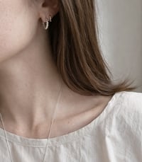 Image 2 of Rope Hoop Earring