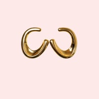 Image 1 of Molten Curve Hoops 