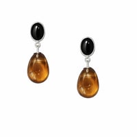 Image 1 of Umber Black Drop Earring