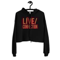 Image 2 of LIVE- women's cropped hoodie