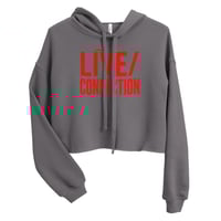 Image 4 of LIVE- women's cropped hoodie