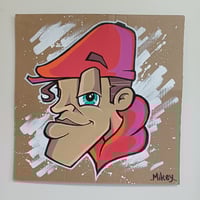 Image 1 of Basic bboy acrylic on cardboard 