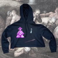 Image 1 of Medieval Cropped Hoodie-Small 1