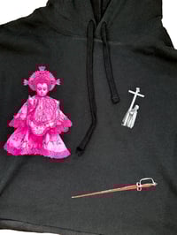 Image 4 of Medieval Cropped Hoodie-Small 1