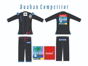 Image of Copy of GUAHAN COMPETITOR (BLACK) YOUTH GI