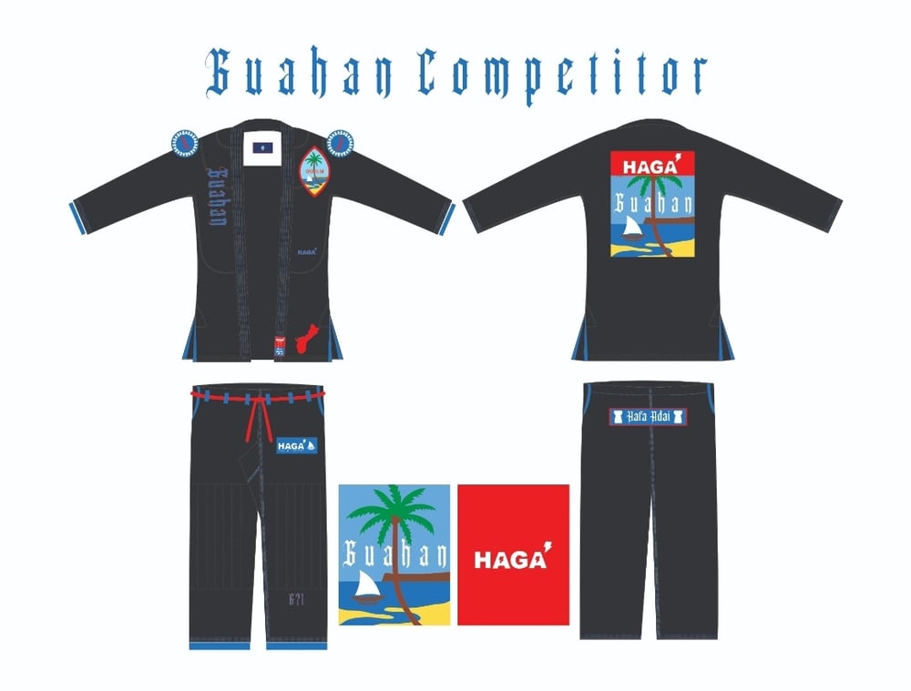 Image of Copy of GUAHAN COMPETITOR (BLACK) YOUTH GI