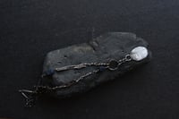 Image 5 of Fern Long Silver Artisan Necklace