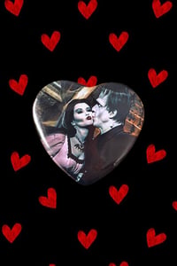 lily & herman heart pin