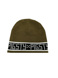 Image 3 of REVERSIBLE  STUDDED LOGO BEANIE