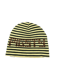 Image 2 of STRIPED  STUDDED LOGO BEANIE