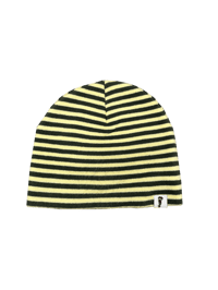 Image 1 of STRIPED  STUDDED LOGO BEANIE