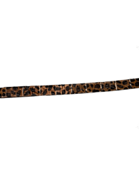 Image 2 of CHEETAH LEATHER FLAG BELT